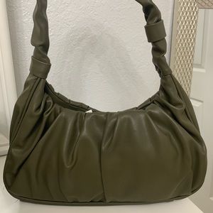 NWOT - Olivia and Kate Small Olive Green Shoulder Bag